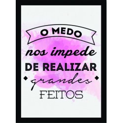 Quadro Poster Frases Motivacionais 4881