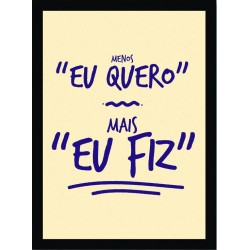 Quadro Poster Frases Motivacionais 4886