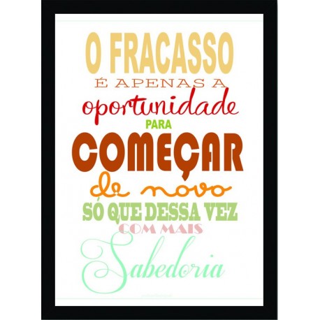 Quadro Poster Frases Motivacionais 4887