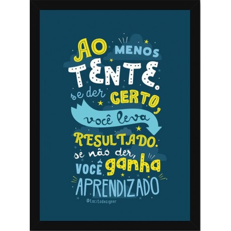 Quadro Poster Frases Motivacionais 4892