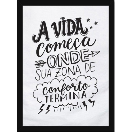 Quadro Poster Frases Motivacionais 4894