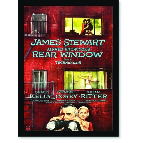 Quadro Poster Cinema Filme Rear Window