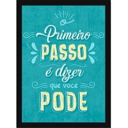 Quadro Poster Frases Motivacionais 4898