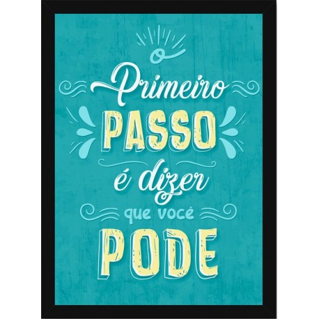Quadro Poster Frases Motivacionais 4898