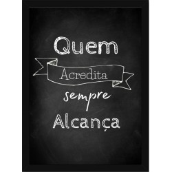Quadro Poster Frases Motivacionais 4899