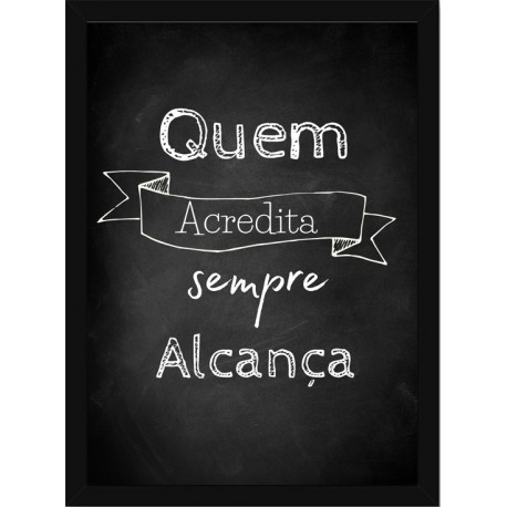 Quadro Poster Frases Motivacionais 4899