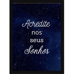 Quadro Poster Frases Motivacionais 4901