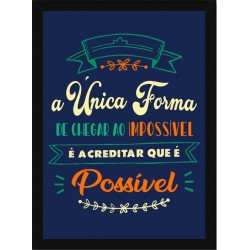 Quadro Poster Frases Motivacionais 4912