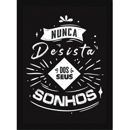 Quadro Poster Frases Motivacionais 4913