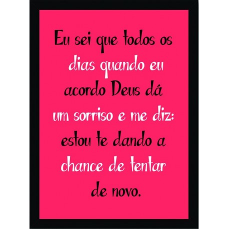 Quadro Poster Frases Autoajuda 5020