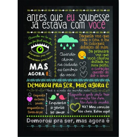 Quadro Poster Frases Autoajuda 5033