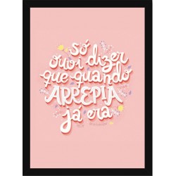 Quadro Poster Frases Autoajuda 5041