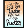 Quadro Poster Frases Autoajuda 5043