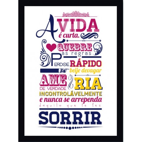 Quadro Poster Frases Autoajuda 5051