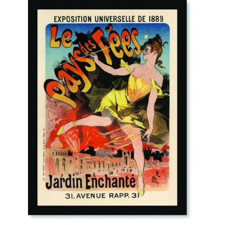 Quadro Poster The Belle Epoque Le Pays des Fees