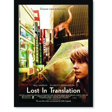 Quadro Poster Cinema Filme Lost in Translation 1