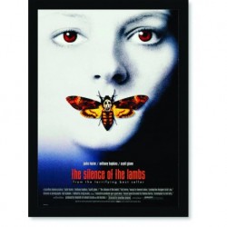 Quadro Poster Cinema Filme The Silence of The Lambs