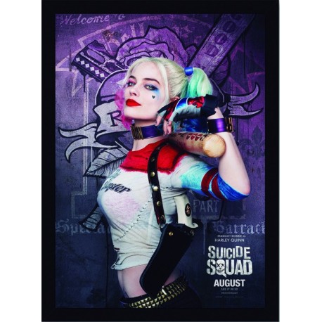Quadro Poster Herois Arlequina 5403