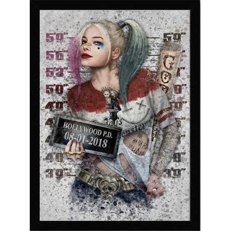 Quadro Poster Herois Arlequina 5404
