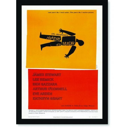 Quadro Poster Cinema Filme Anatomy of a Murder