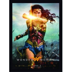 Quadro Poster Herois Mulher Maravilha 5472