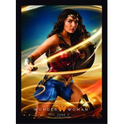 Quadro Poster Herois Mulher Maravilha 5473
