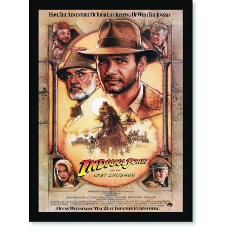 Quadro Poster Cinema Filme Indiana Jones