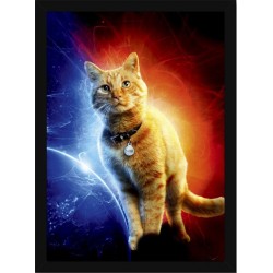 Quadro Poster Herois Capitao Marvel 5512