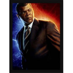 Quadro Poster Herois Capitao Marvel 5513