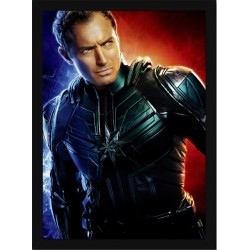 Quadro Poster Herois Capitao Marvel 5514