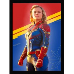 Quadro Poster Herois Capitao Marvel 5520
