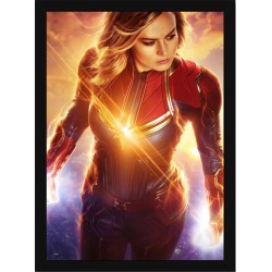 Quadro Poster Herois Capitao Marvel 5522