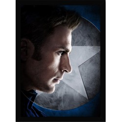 Quadro Poster Herois Capitao America 5523