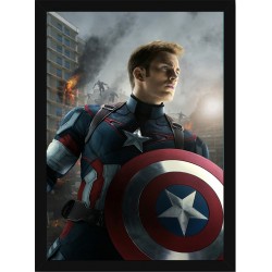 Quadro Poster Herois Capitao America 5524