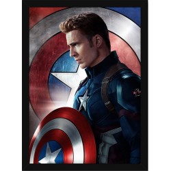Quadro Poster Herois Capitao America 5525