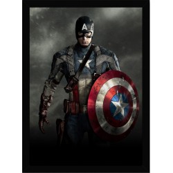 Quadro Poster Herois Capitao America 5527