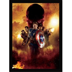 Quadro Poster Herois Capitao America 5528