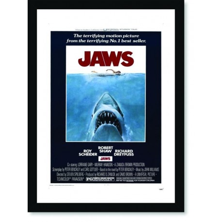 Quadro Poster Cinema Filme Jaws