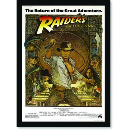 Quadro Poster Cinema Filme Raiders
