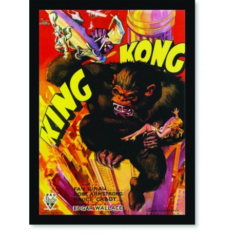 Quadro Poster Cinema Filme King Kong