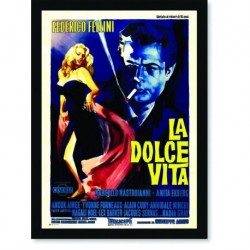 Quadro Poster Cinema Filme La Dolce Vita