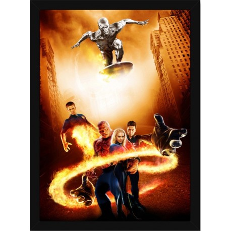 Quadro Poster Herois Quarteto Fantástico 5734