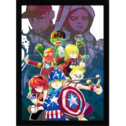 Quadro Poster Herois Vingadores 5759