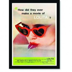 Quadro Poster Cinema Filme Lolita