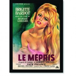 Quadro Poster Cinema Filme Le Mepris