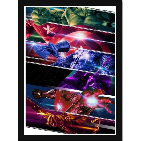 Quadro Poster Herois Vingadores 5781