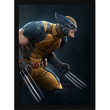 Quadro Poster Herois Wolverine 5807