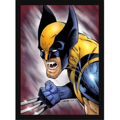 Quadro Poster Herois Wolverine 5808