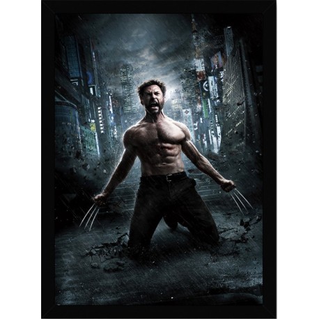 Quadro Poster Herois Wolverine 5815