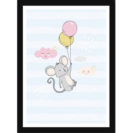 Quadro Poster Bichinhos Infantis 5850